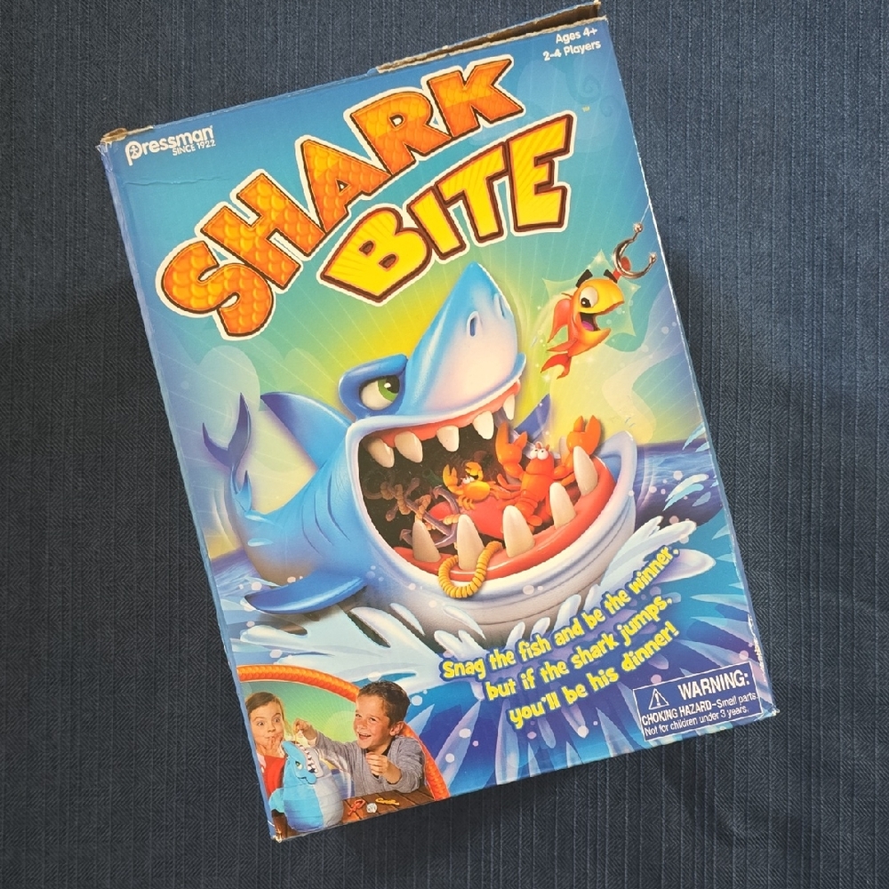 Shark Bites Game Kids Ages 4+ Kindergarten PreK Tabletop